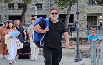 Russell Crowe a Porto Venere