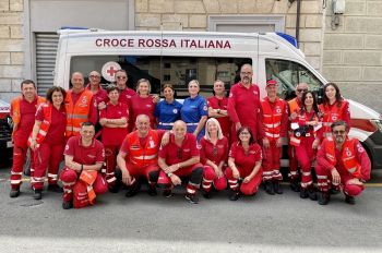 Spezia-Verona, partiti per Reggio Emilia anche 18 volontari della Croce Rossa